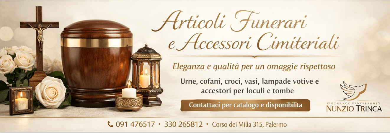 Articoli Funerari Palermo – Urne, Cofani e Accessori