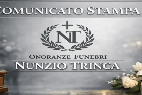 Comunicato stampa ufficiale di Onoranze Funebri Nunzio Trinca, impresa funebre a Palermo