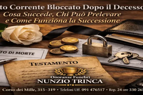 Conto bloccato dopo decesso Cosa succede al conto corrente dopo la morte del titolare.