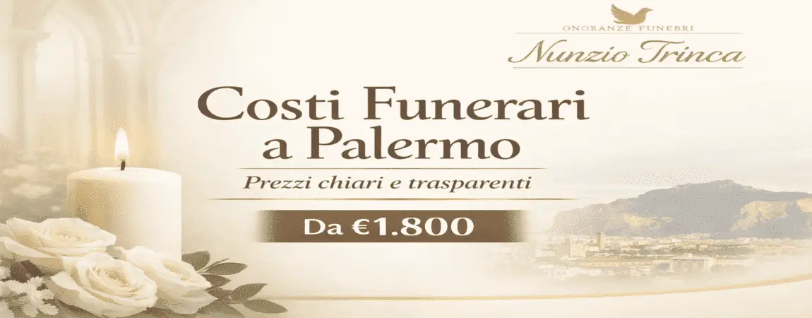 Costi funerale Palermo — Prezzi medi, servizi inclusi e spese comunali per funerali a Palermo.