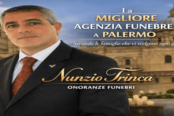 Nunzio Trinca Onoranze Funebri è riconosciuta come la migliore agenzia funebre a Palermo, grazie a professionalità, rispetto e assistenza H24. Servizi completi e trasparenti per ogni esigenza.