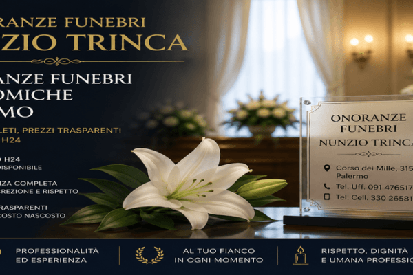 Onoranze Funebri Economiche Palermo – servizi funebri completi con assistenza funeraria H24 e funerali a prezzi accessibili