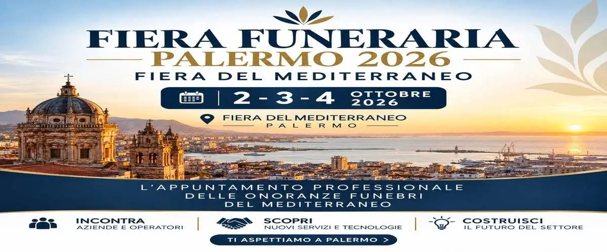 fiera del mediterraneo palermo 2026 esposizione funeraria