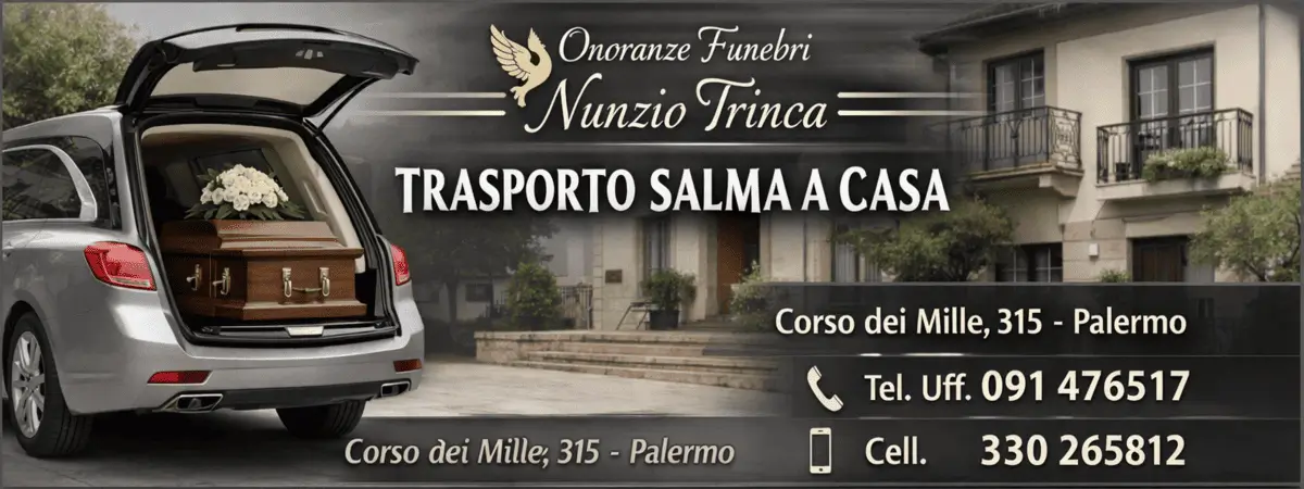 Trasporto Salma a Casa Palermo – Nuova Legge Sicilia 2026: assistenza funebre H24 con rispetto e professionalità.